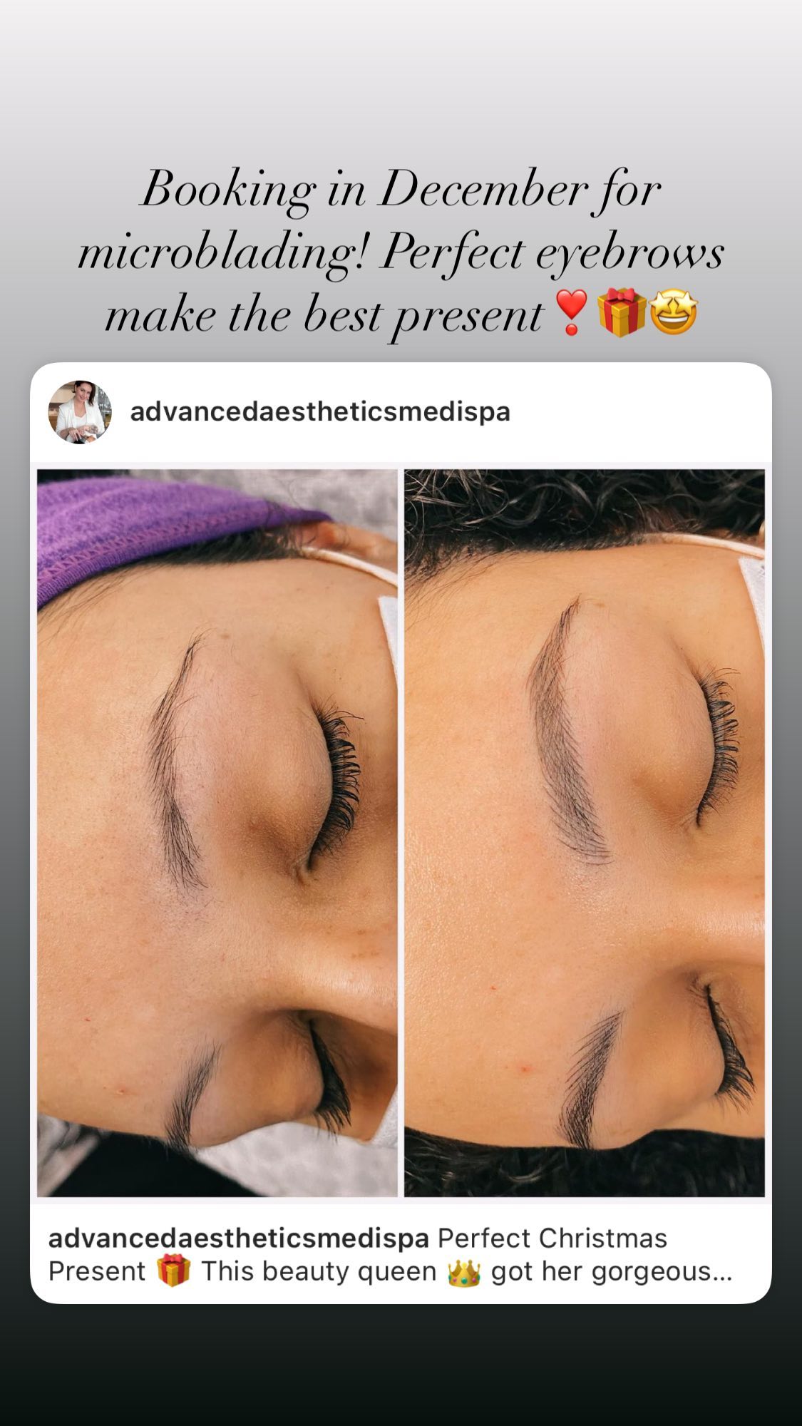 Polished symmetric brow shape